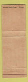 Matchbook Cover - Restonic Mattress
