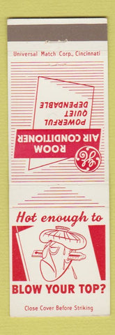 Matchbook Cover - GE General Electric Air Conditioners