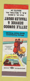 Matchbook Cover - Zettle Sunoco oil gas Trailer Court Milton PA