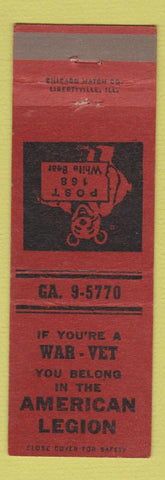 Matchbook Cover - American Legion