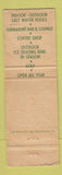 Matchbook Cover - Traymore Hotel Atlantic City NJ WEAR