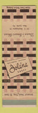 Matchbook Cover - Jolene Shoes Dunn's Smart Shoes New Castle PA