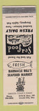 Matchbook Cover - Barnacle Bill's Seafood Lincoln City OR WEAR