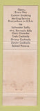 Matchbook Cover - Barnacle Bill's Seafood Lincoln City OR WEAR