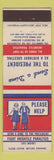 Matchbook Cover - March of Dimes Infantile Paralysis New York City