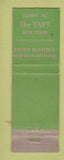 Matchbook Cover - Hotel Taft New York City