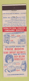 Matchbook Cover - Home Import Business Offer Mellinger Los Angeles CA