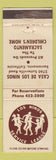 Matchbook Cover - Los Ninos Service League Sacramento CA Children's Home WEAR