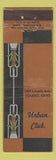 Matchbook Cover - Urban Club Toledo OH WEAR