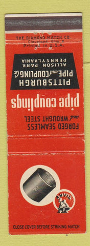 Matchbook Cover - Pittsburgh Pipe and Coupling Allison Park PA