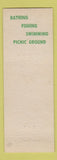 Matchbook Cover - Riviera Motel Gonic NH
