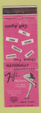 Matchbook Cover - Fifi Nylons girlie WEAR