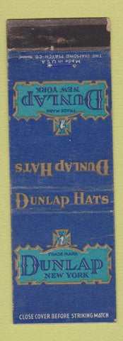 Matchbook Cover - Dunlap Hats Ted's Scranton PA WEAR