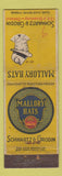 Matchbook Cover - Mallory Hats Oakland CA WEAR