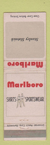 Matchbook Cover - Marlboro Men's Clothes Stanley Slotnick
