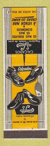 Matchbook Cover - Calcados S Luir Shoes Brazil