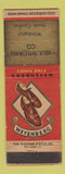 Matchbook Cover - Weyenberg Shoes Belk Williams Wilmington NC