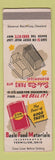 Matchbook Cover - Basic Food Materials Seasoning Vermilion OH