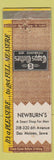 Matchbook Cover - Capps Men's Clothes Newburn's Des Moines IA