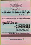 Matchbook Cover - Universal Match Corp Al Phillips Memphis TN 40 Strike