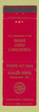 Matchbook Cover - Wagon Wheel Restaurant Tombstone AZ WEAR