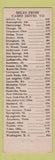Matchbook Cover - Hotel Cairo IL