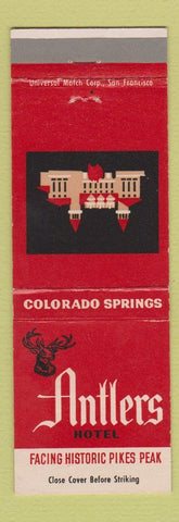 Matchbook Cover - Antlers Hotel Colorado Springs
