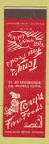 Matchbook Cover - Tony's Fine Foods Des Moines IA