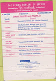 Matchbook Cover - CP Plastic Materials Kenilworth NJ 40 Strike