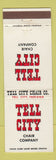 Matchbook Cover - Tell City Chair Company Tell City IN