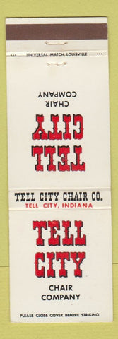 Matchbook Cover - Tell City Chair Company Tell City IN