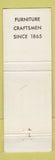 Matchbook Cover - Tell City Chair Company Tell City IN