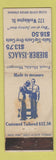 Matchbook Cover - Bieber Isaacs Men's Clothes Binghamton NY WEAR