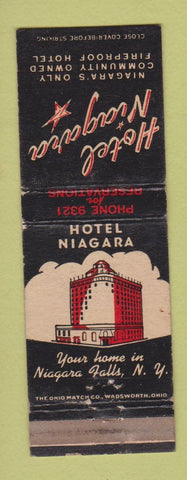 Matchbook Cover - Hotel Niagara Falls NY WEAR