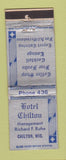 Matchbook Cover - Hotel Chilton WI WEAR