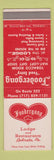 Matchbook Cover - Foodergong Lodge Restaurant Ephrata PA WEAR