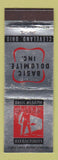 Matchbook Cover - Basic Dolomite Hearth Refractories Cleveland OH WEAR