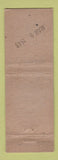 Matchbook Cover - PAR Refrigeration Equipment girlie WEAR