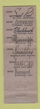Matchbook Cover - Blackhawk Hotels