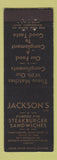 Matchbook Cover - Jackson's Restaurant Rocky River OH