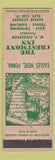 Matchbook Cover - Crestmont Inn Eagles Mere PA