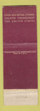 Matchbook Cover - Royal Purple Hose Stockings girlie Sears Roebuck