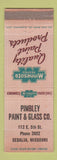 Matchbook Cover - Pimbley Paint Glass Minnesota Paints Sedalia MO