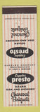 Matchbook Cover - Cupples Presto Charcoal Briquets St Louis MO