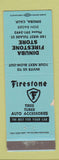 Matchbook Cover - Dinuba Firestone Tires CA WEAR