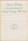 Matchbook Cover - Pulaski County Title Co 40 Strike