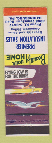Matchbook Cover - Premier Insulation Sales Harrisburg PA