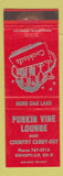 Matchbook Cover - Punkin Vine Lounge Bishopville OH