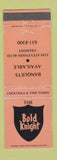 Matchbook Cover - Teh Bold Knight Restaurant Fremont CA WEAR