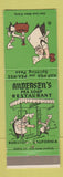 Matchbook Cover - Andersen's Pea Soup Restaurant Buellton CA